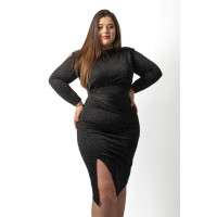 Vestido Disfarça Barriga com Brilhos